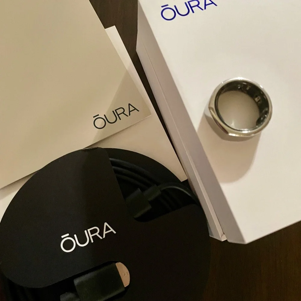 Oura Gen3 Heritage Silver US8